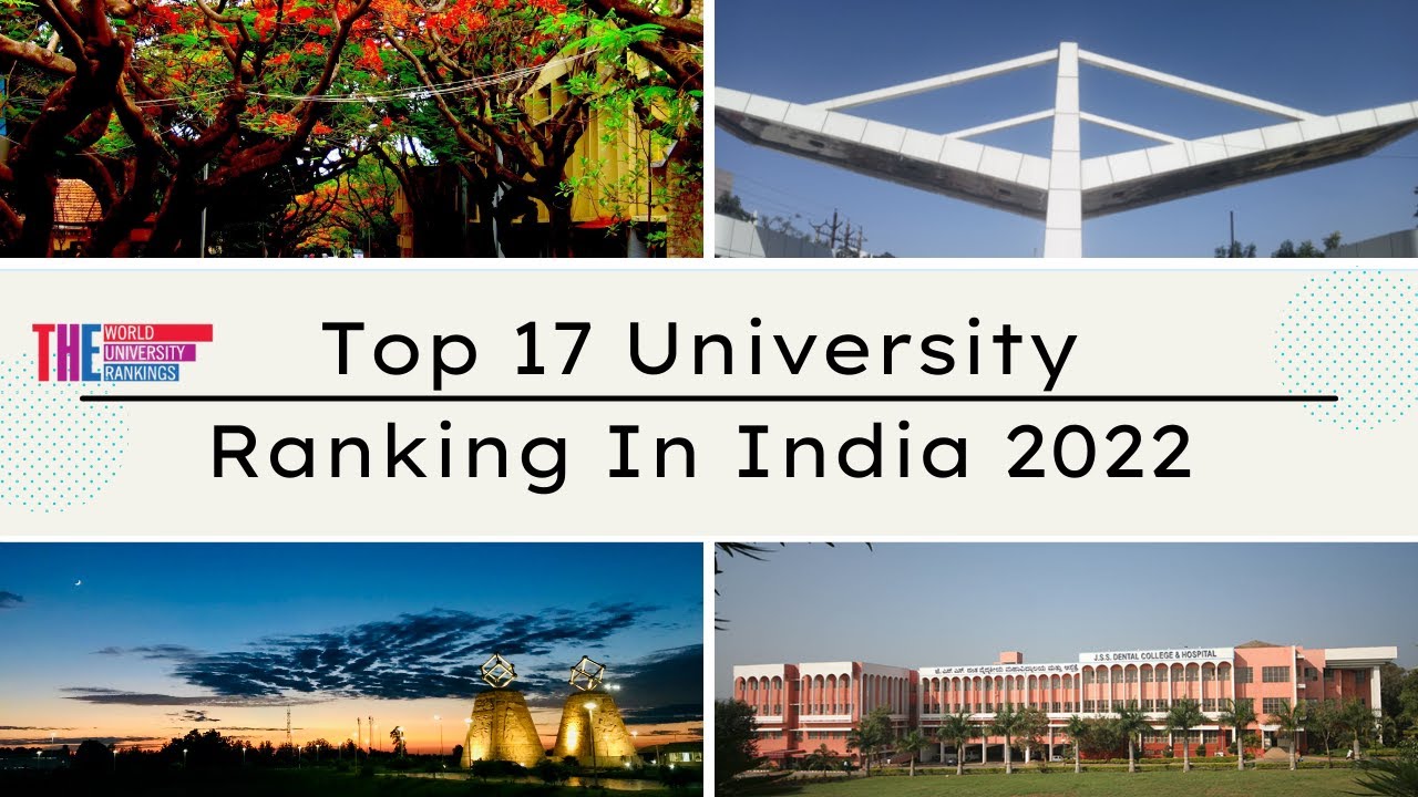 [2022]Top 17 India University Ranking 2022 ｜TIMES World University Ranking 2022