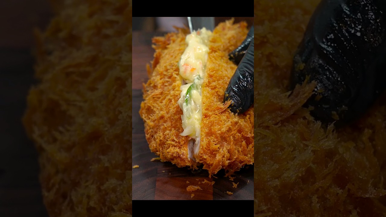 유튜브 총 3500만 조회수 터졌던! 돈까스 동호회에서도 유명한 치즈 돈까스집┃Cheese pork cutlet /KoreanStreetFood #shorts #porkcutlet