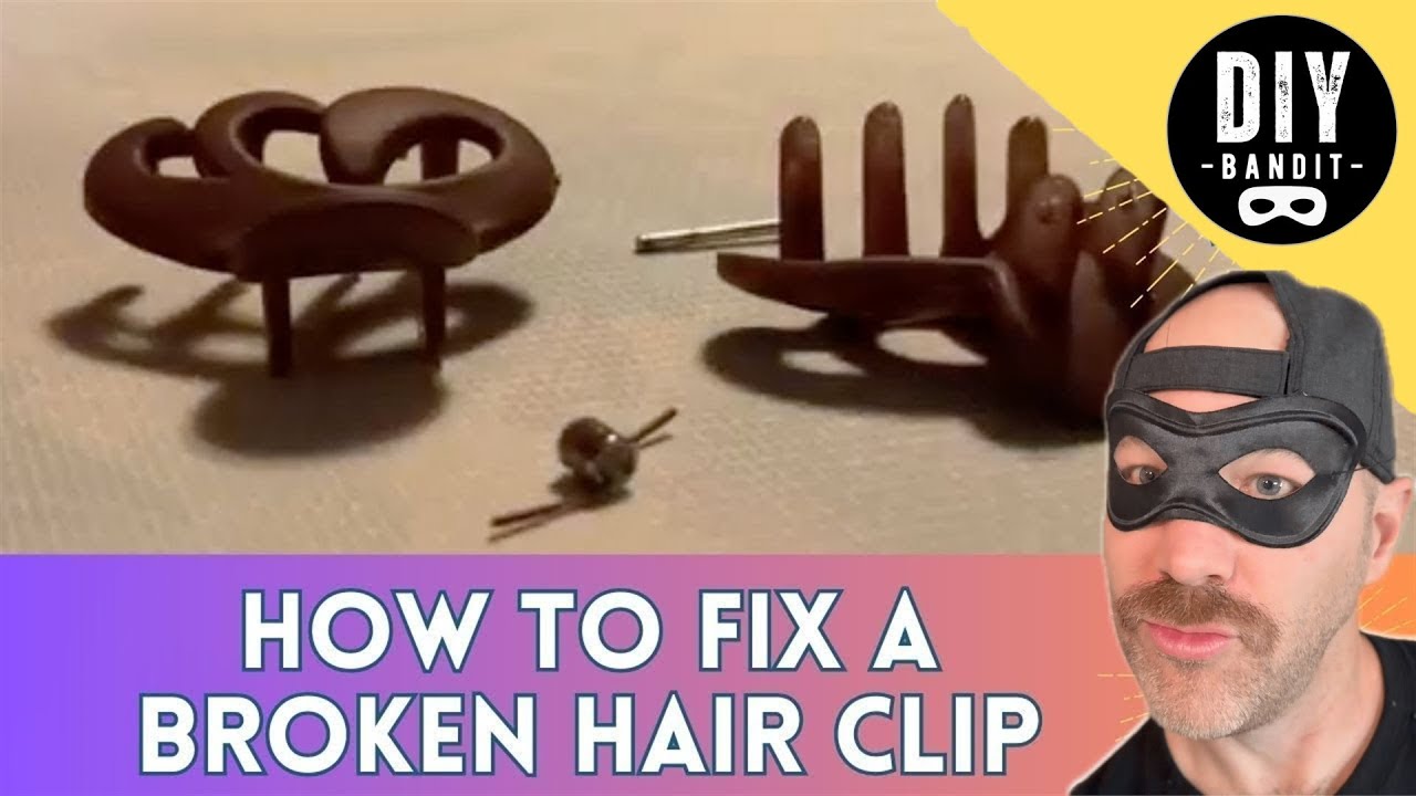 🔥 How To Fix A Broken Hair Clip➔ Simple Trick & DIY Repair!