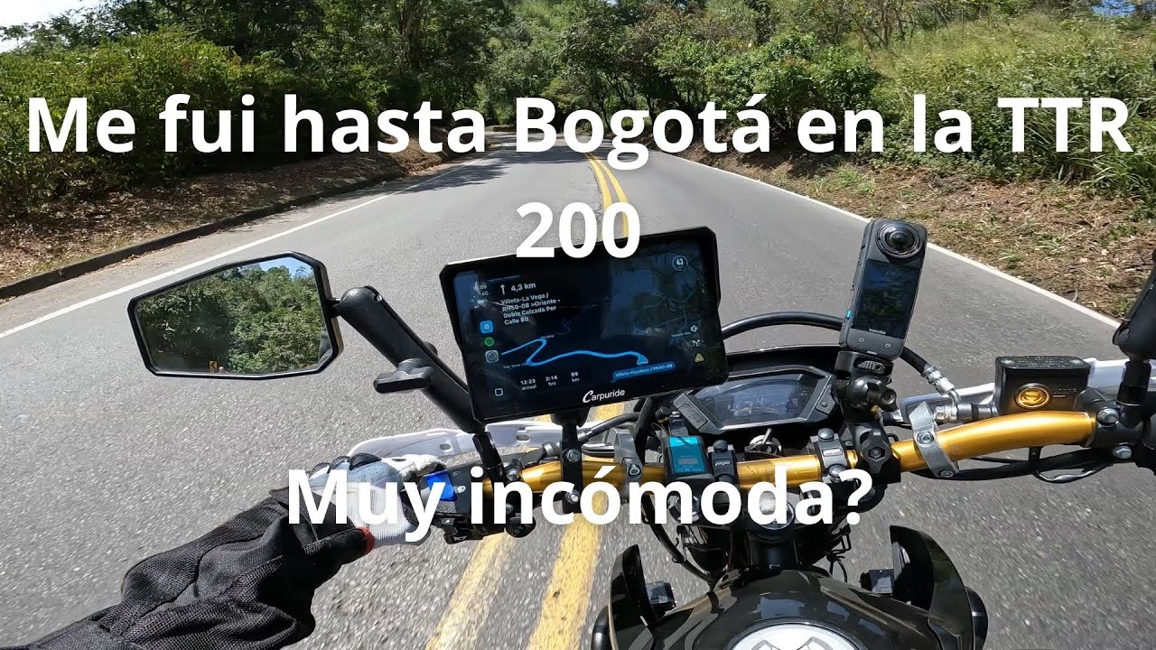 800km de viaje en la AKT TTR 200 Modificada - Muy incomoda? - Viaje a Bogot&aacute;