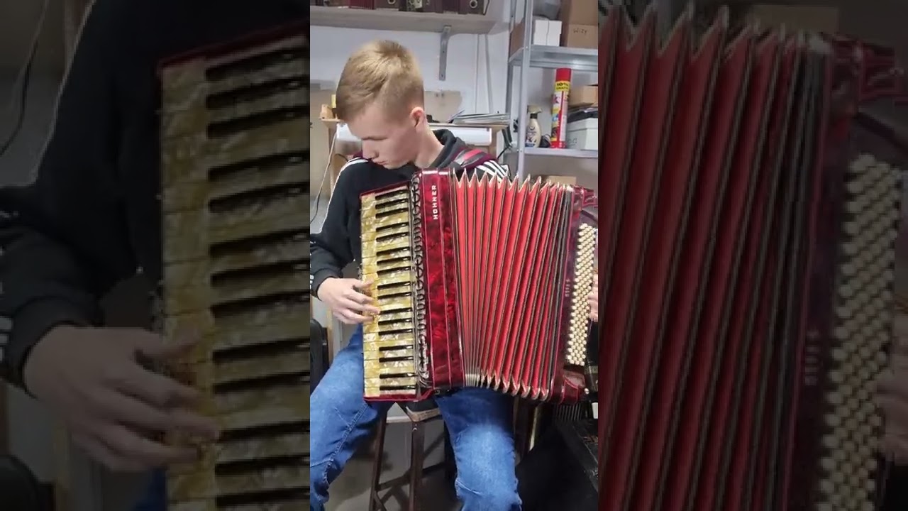 Siedziała dziewczyna /polka/- akordeon Hohner Morino 5555