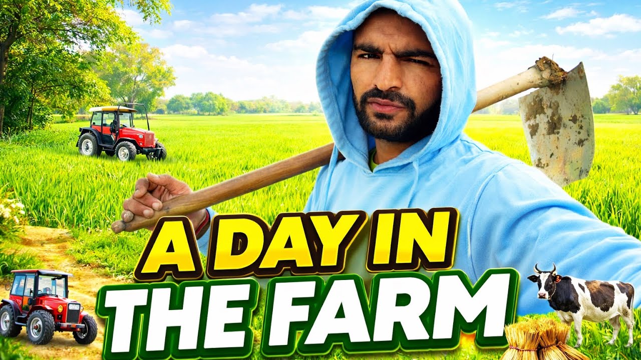 A Day in Farm Life | Real Village Farming Routine 🌾🚜 | Indian Farmer Vlog
