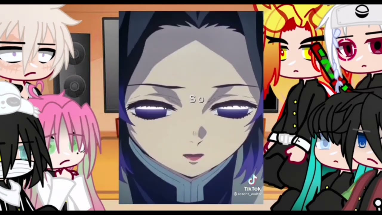 ✨Hashiras react to Shinobu Kocho ( tanjiro ) - Manga spoilers -- Uppermoons react