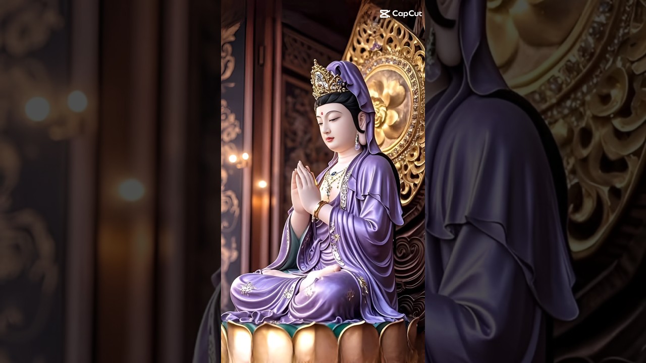 Nam Mô Đại Bi Quán Thế Âm bồ tát ma ha tát. Thầnchú: Om Mani Padme Hum