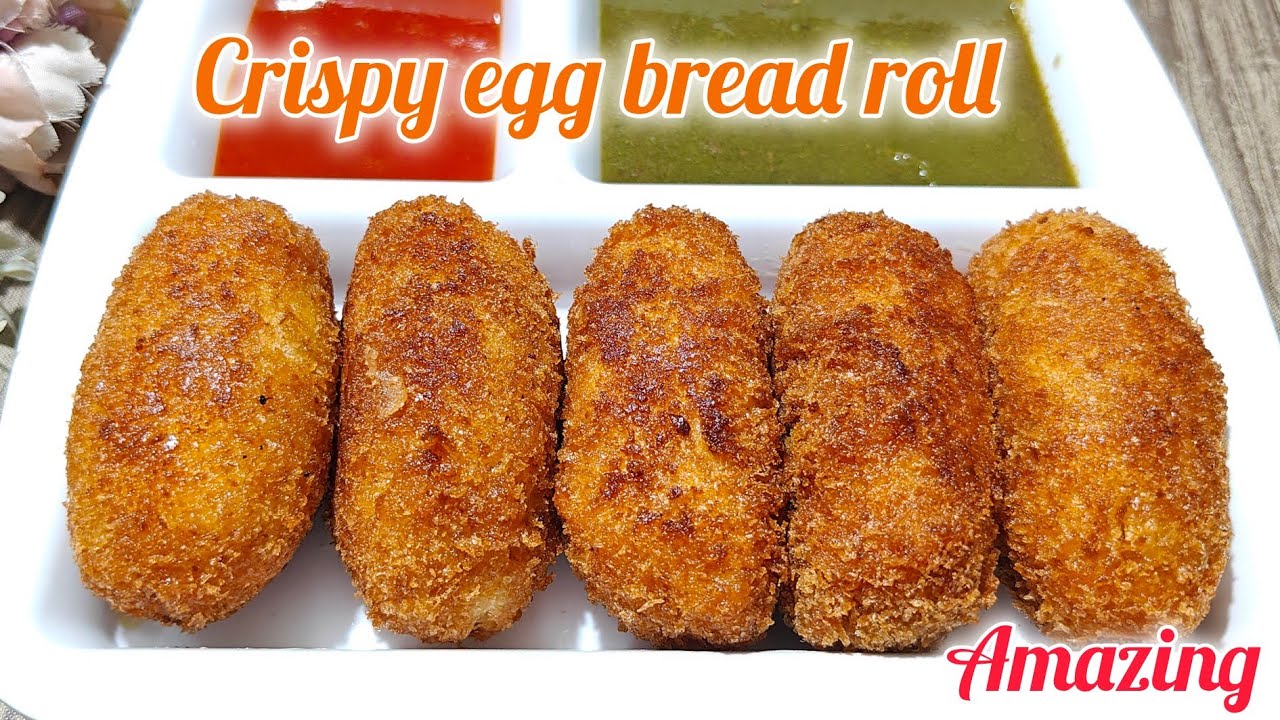 Crispy Egg Bread Roll😋 | Easy Evening Snack Recipe 