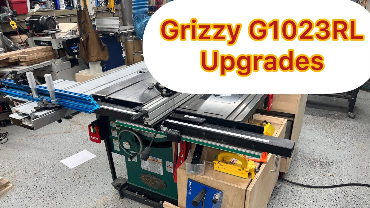 Модернизация настольной пилы Grizzly G1023 RL спустя 4 года