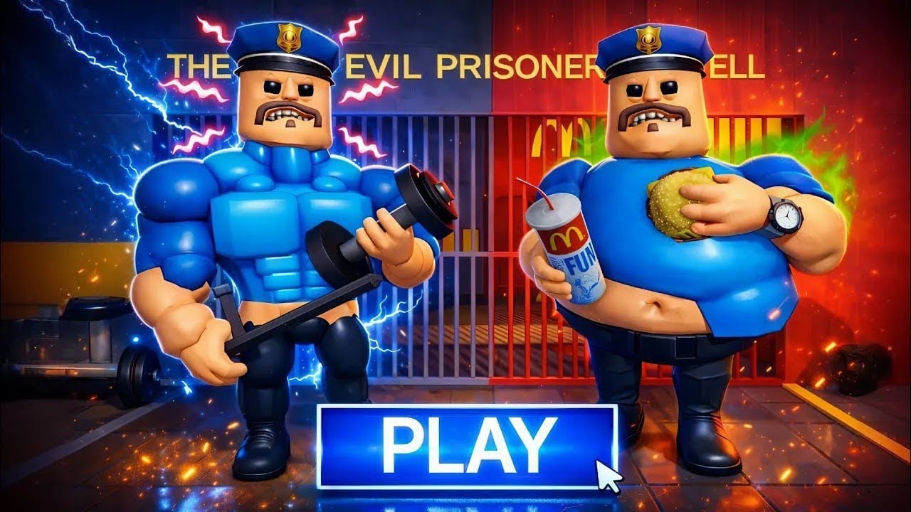 ESCAPE THE EVIL PRISONER CELL in Roblox!