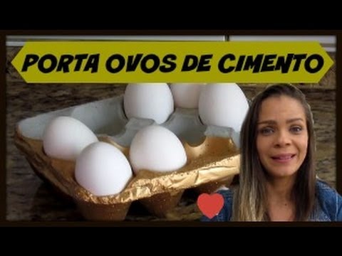 DIY |PORTA OVOS DE CIMENTO | LETICIA ARTES