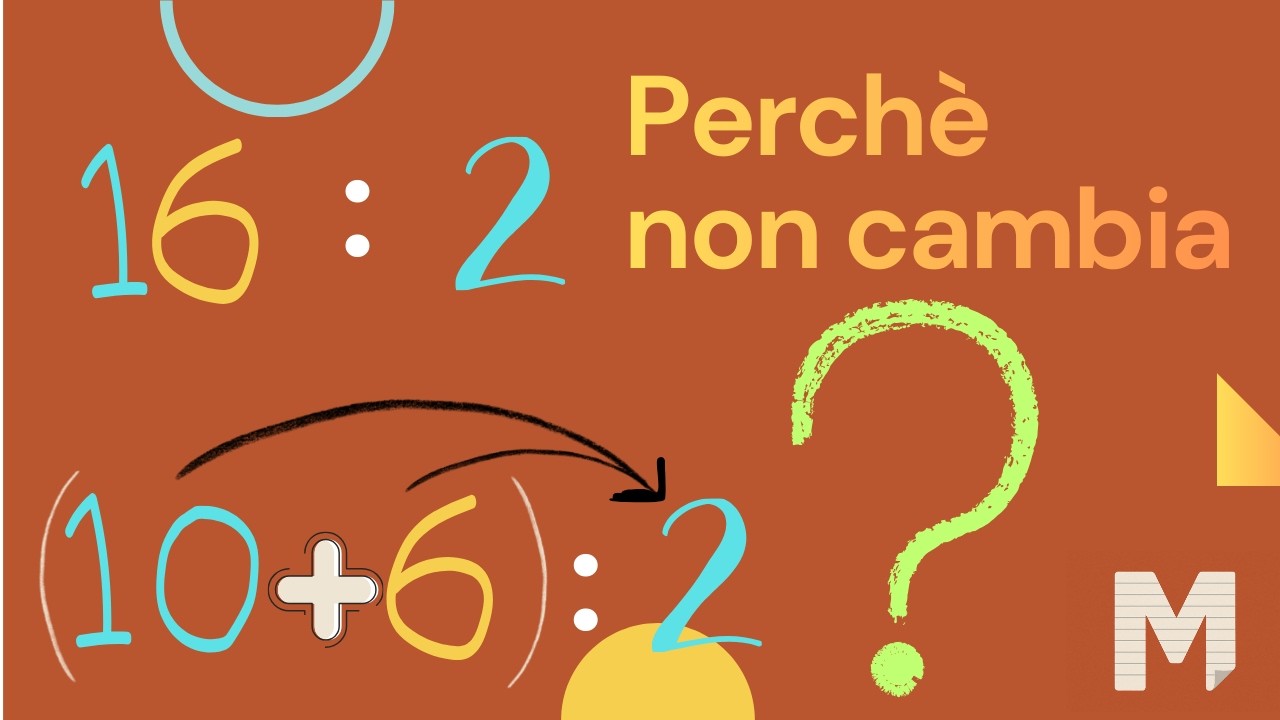 Proprietà distributiva della divisione spiegata con esempio semplice