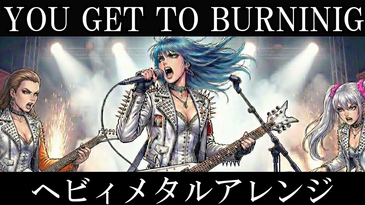 松澤由美『YOU GET TO BURNING』AIでヘヴィメタルアレンジにしてみた