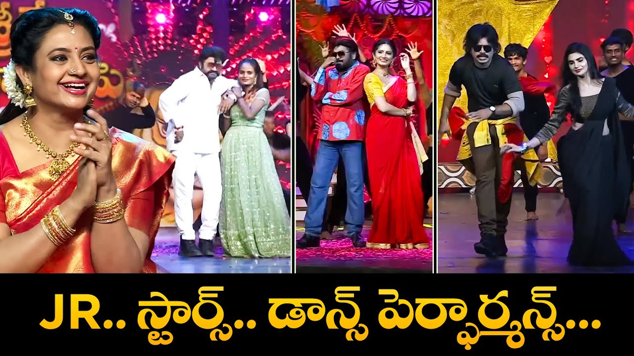 Tollywood Star's' Spoof Dance Performance | Varsha, Faima, Sujatha | Sridevi Drama Company | ETV