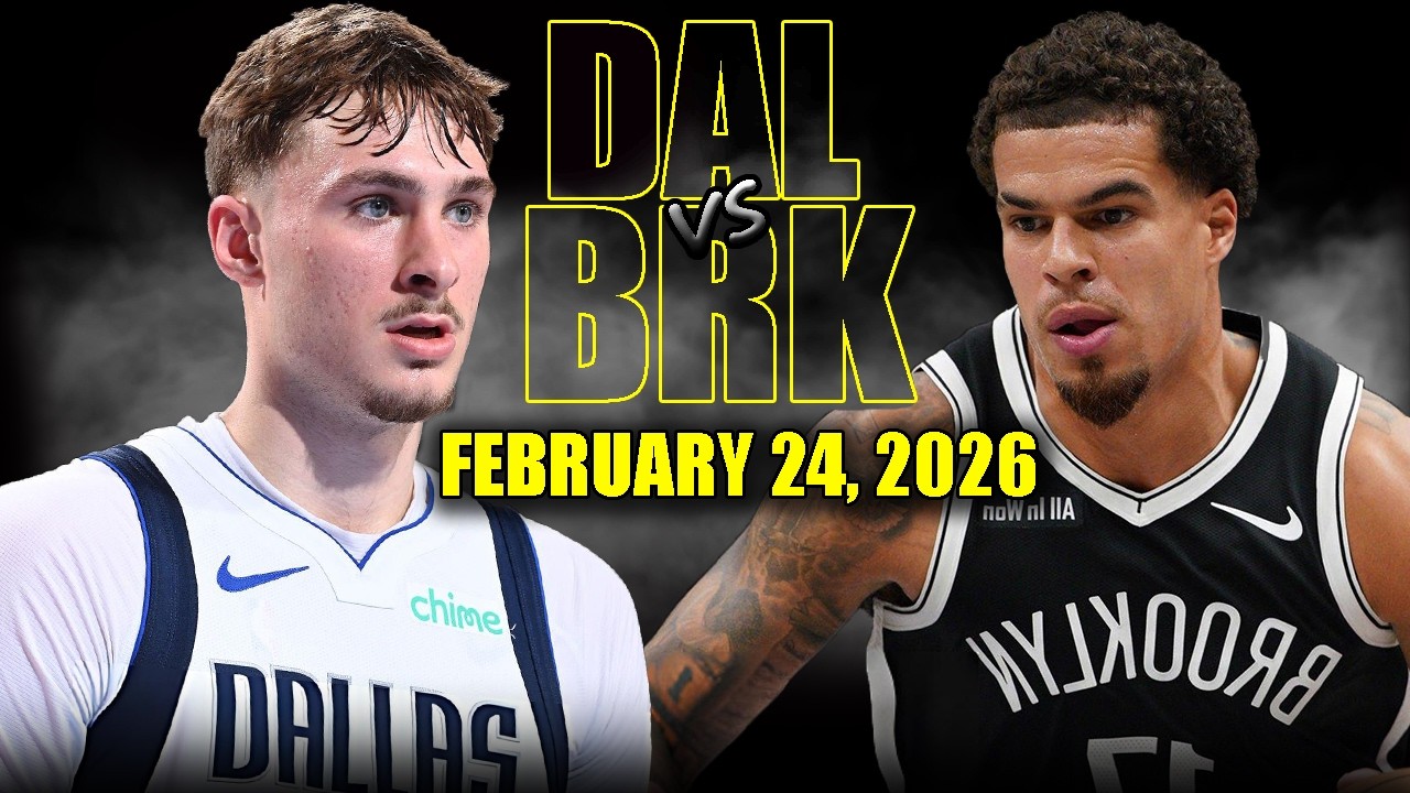 Dallas Mavericks vs Brooklyn Nets Full Game Highlights &ndash; February 24, 2026 | NBA Season