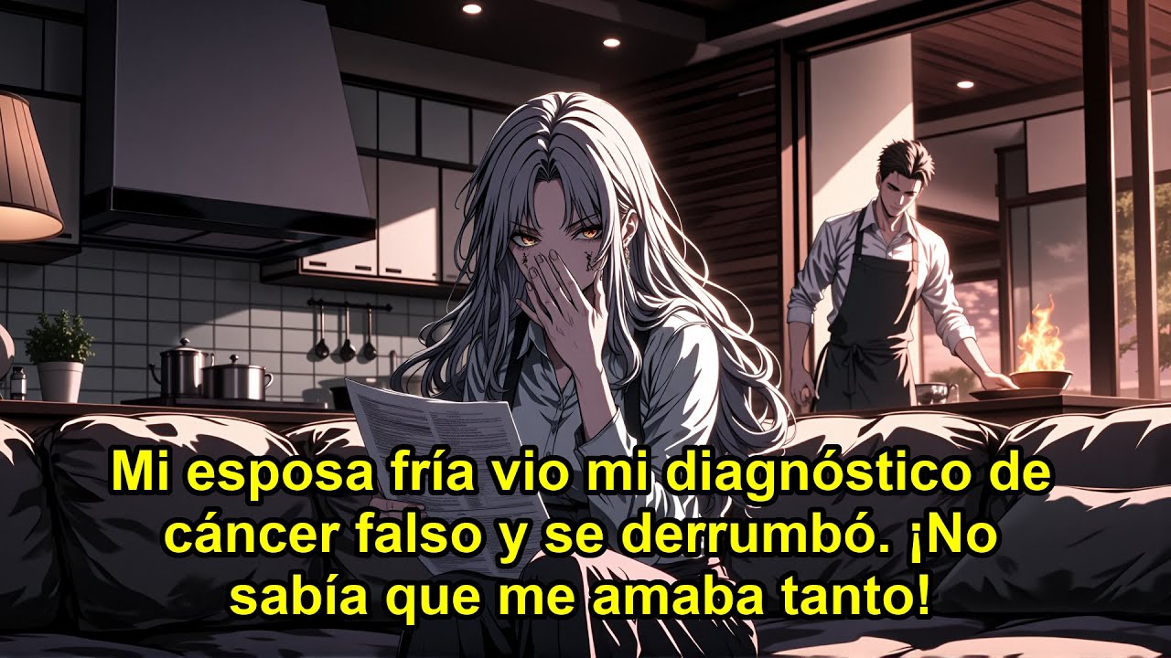 Mi esposa fría vio mi diagnóstico de cáncer falso y se derrumbó. ¡No sabía que me amaba tanto!