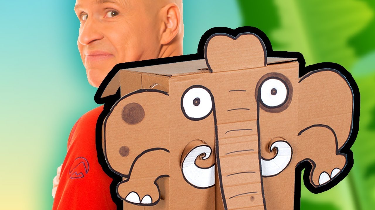 DIY Cardboard Backpack - Elephant Style! | Craft Projects & Ideas for Kids