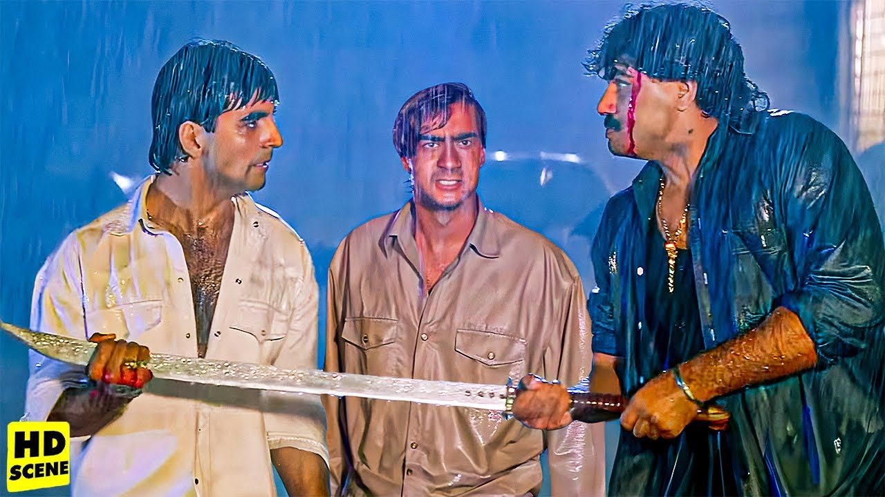 जितना खून मेरे हाथ से बहा है उतना तो तूने माँ का दूध भी नहीं पिया होगा | Ajay & Akshay Climax Action