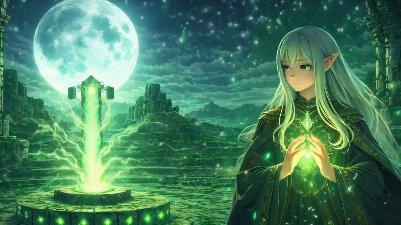 The Emerald Moon Altar Awakens-Fantasy Lofi