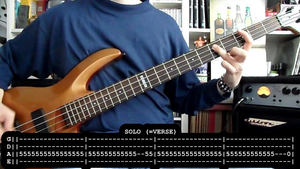 RATT - You're in love (bass cover w/ Tabs) [E standard tuning]