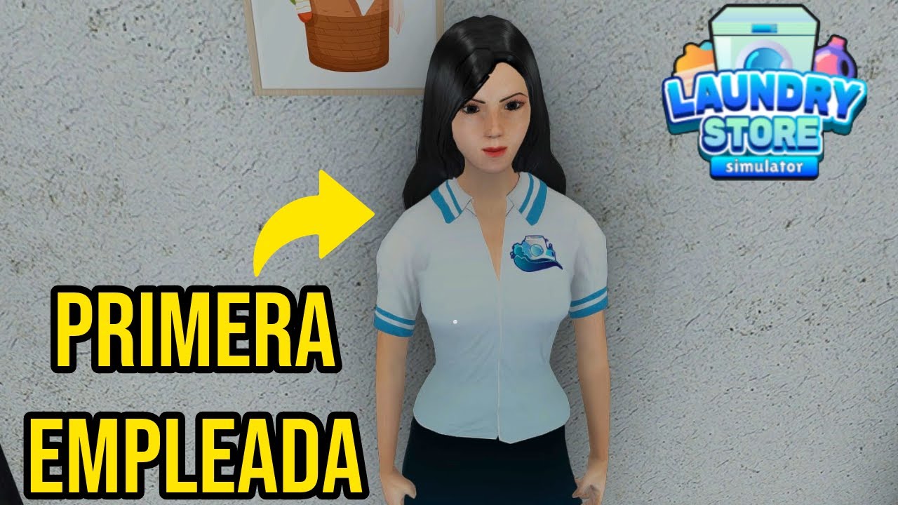 &iexcl;CONTRATAMOS A NUESTRA PRIMERA EMPLEADA! - Laundry Store Simulator