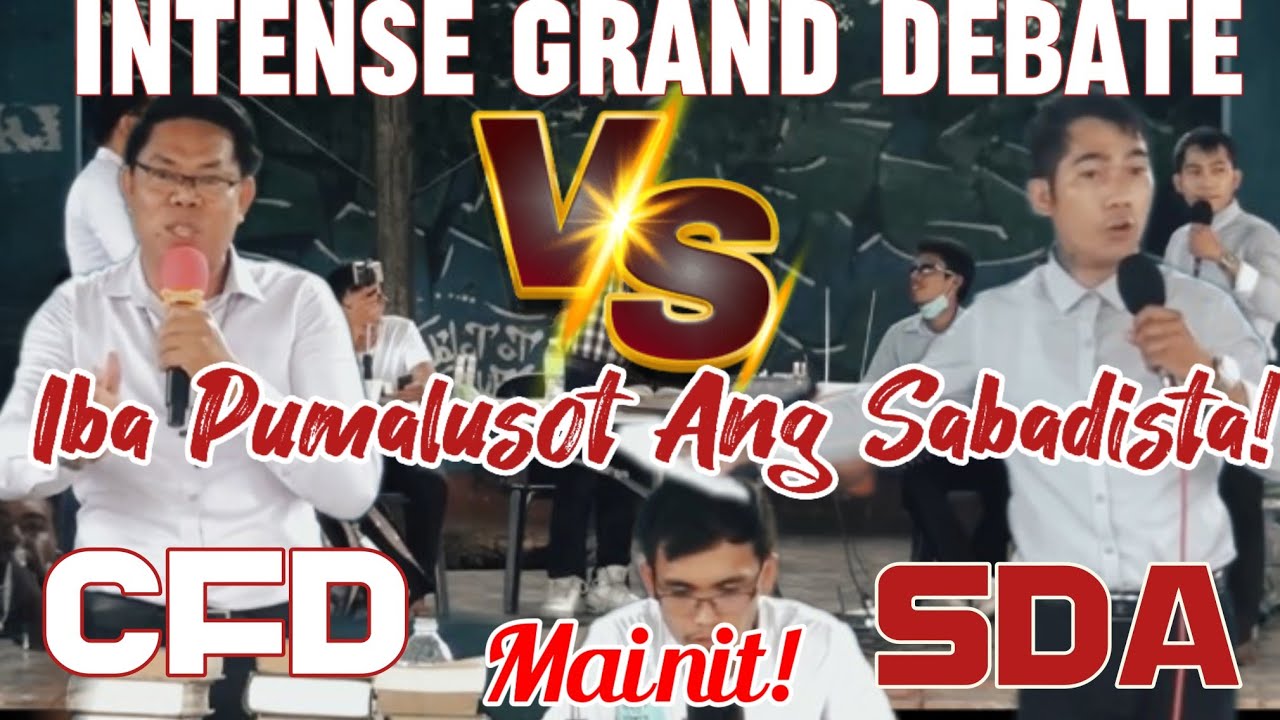 Intense Debate! Sabadista versus Katoliko! Napakainit Sagutan Ng dalawa! Napakagandang Palusot SDA