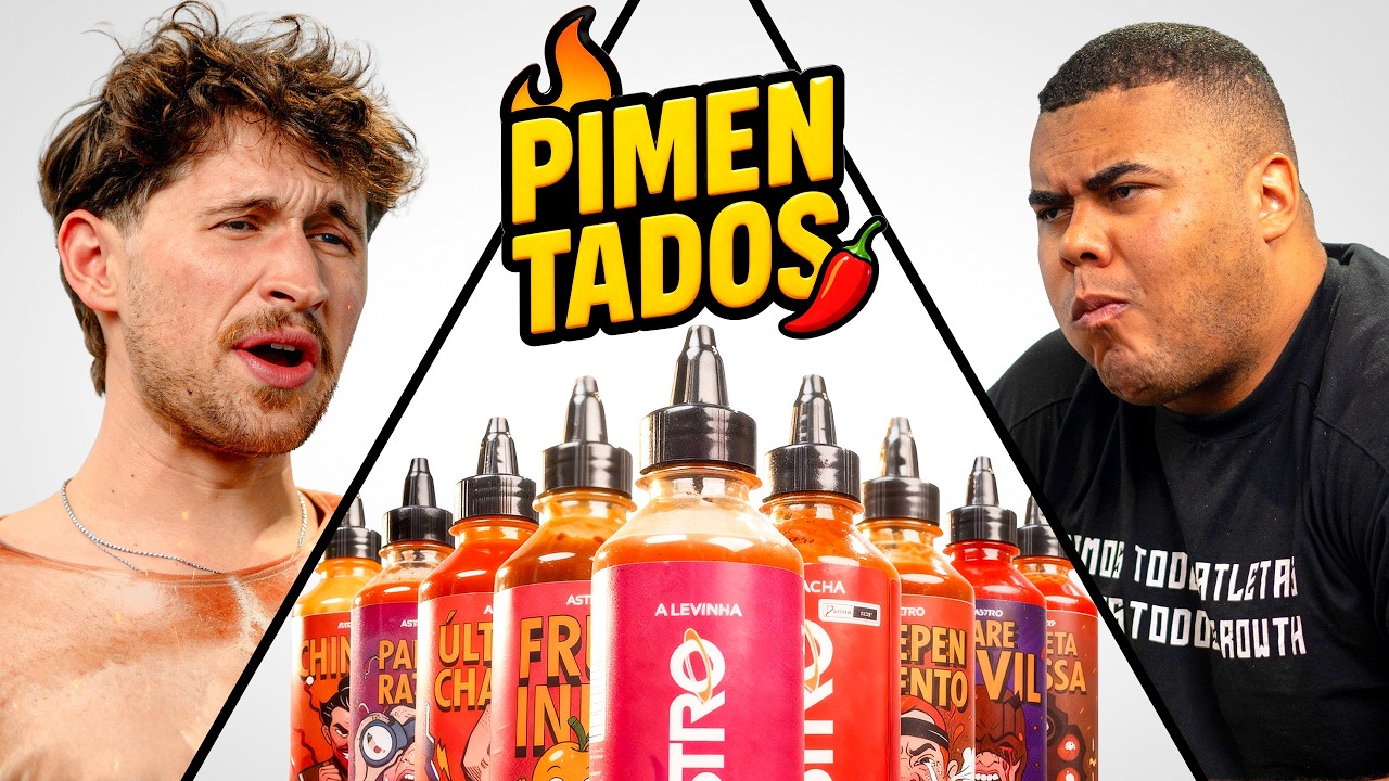 Bitelo provando as PIMENTAS mais ardidas do mundo!