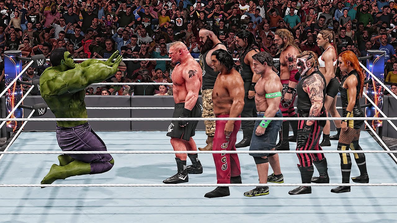 WWE 2K 100 Finishers To Giant Hulk!