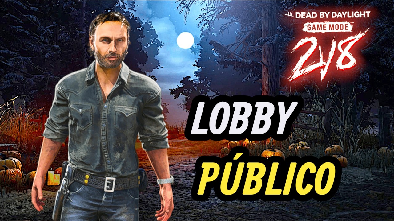 LIVE DBD - LOBBY PÚBLICO - VEM JOGAR 2V8 COMIGO (LIVE CAIU)