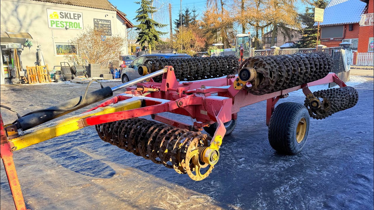 Wał VADERSTAD REXIUS RS 940, 9.4 metra szerokości roboczej, hydraulicznie składane, 4300 kg wagi 