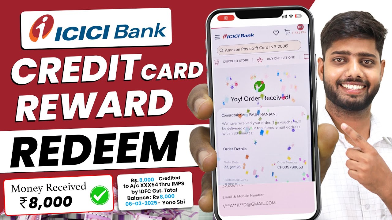 ICICI Credit Card Reward Points Kaise Redeem Kare? | Convert ICICI Reward Points Into Cash