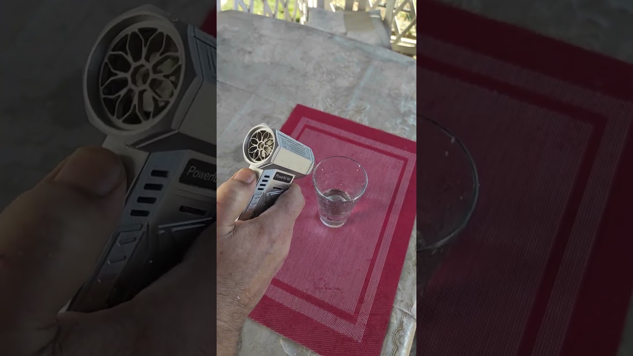 130.000 RPM vs Water in glass