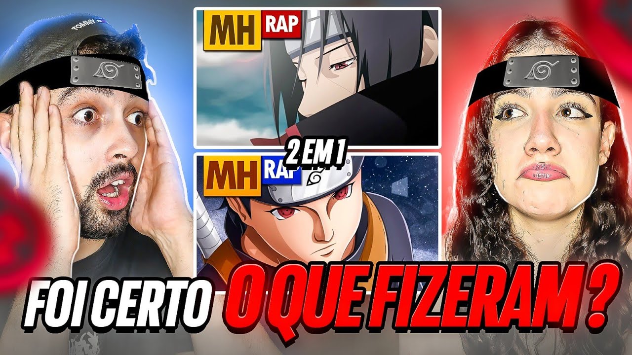RAP - A HISTORIA DE ITACHI + SHISUI | MHRAP  (Naruto) React