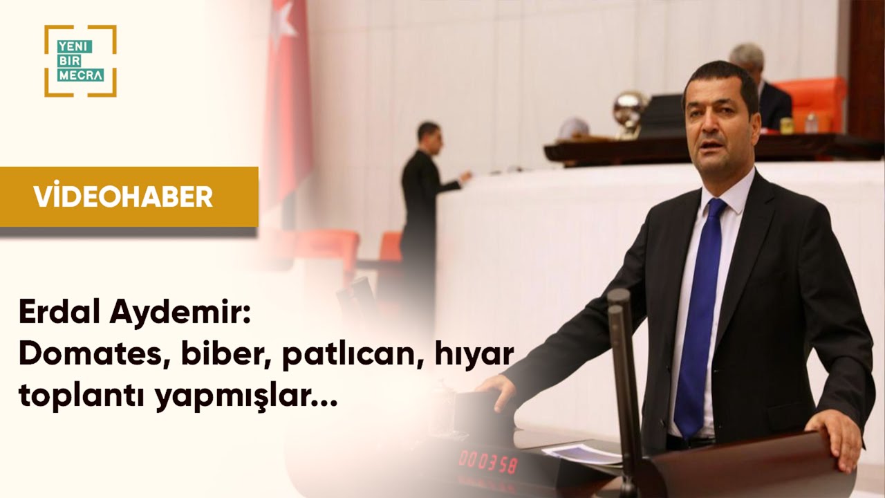 'Domates, biber, patlıcan, hıyar toplantı yapmışlar...'