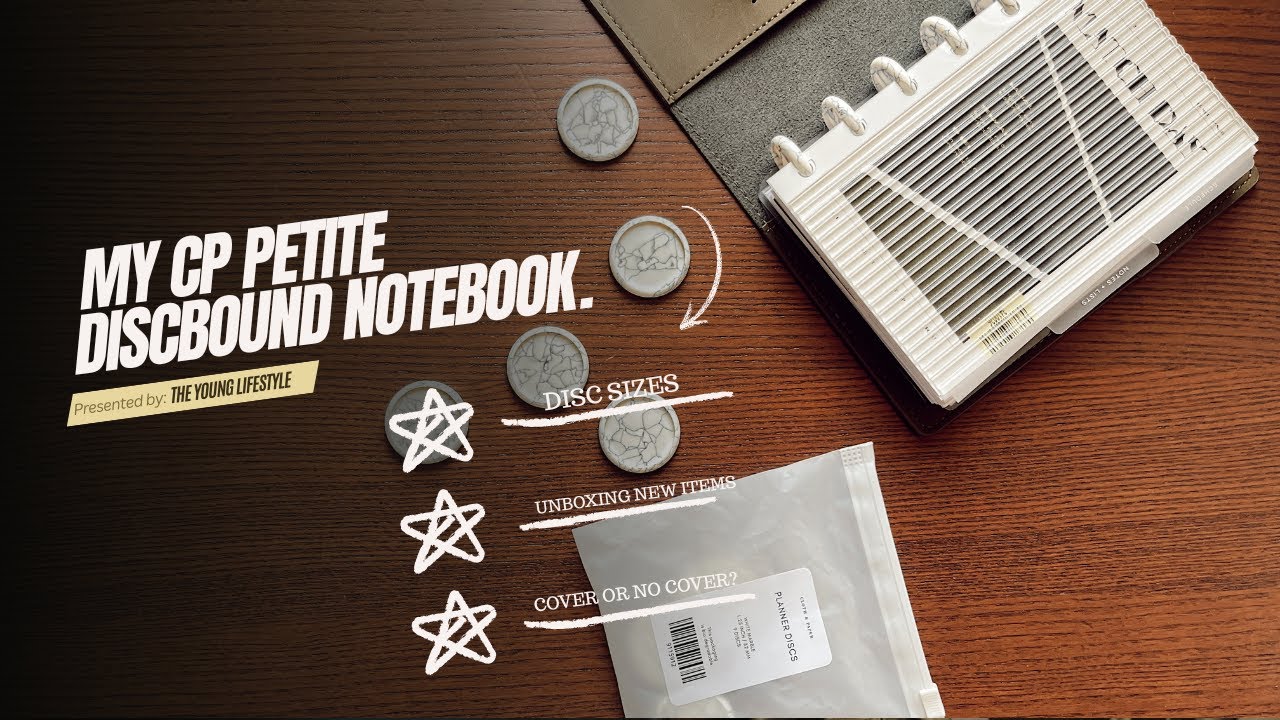 My CP Petite Discbound Notebook | Unboxing New Items| What disc size? | What's inside?