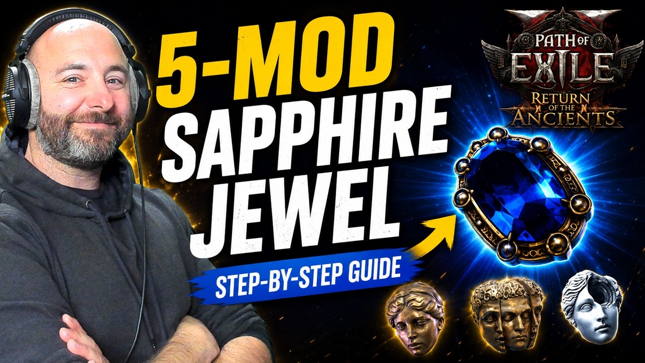 I'll Show You Exactly How I Craft Every 5-Mod Sapphire Jewel | PoE 2