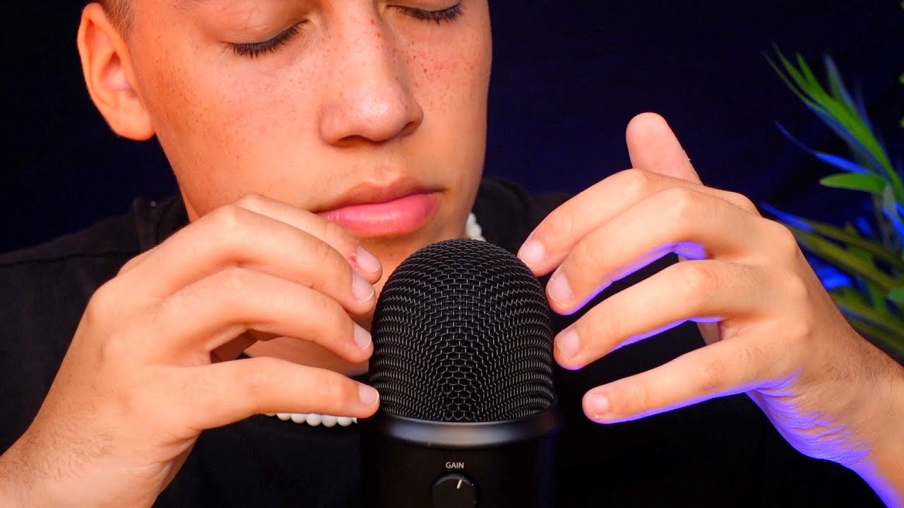 ASMR intense mic scratching for deep sleep (german)