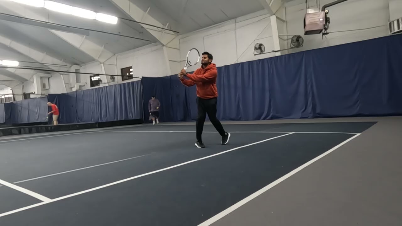 Tennis Practice at PRAC 35