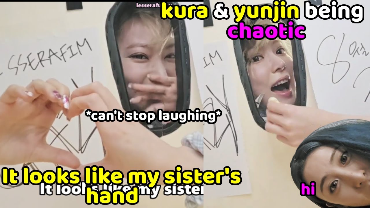 Sakura & yunjin being chaotic