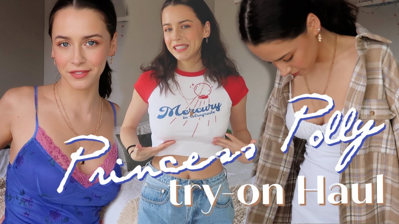 Princess Polly try on haul + discount code 🧚🏼☽