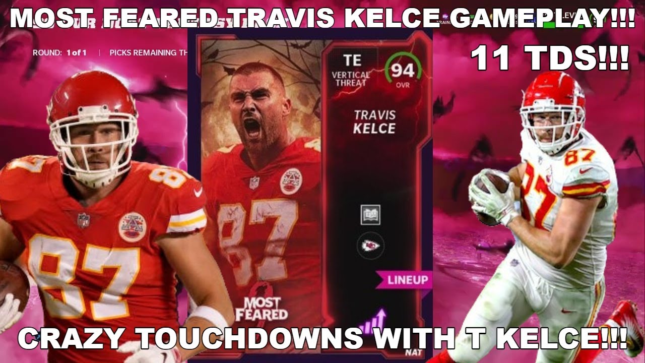 MOST FEARED TRAVIS KELCE GAMEPLAY!!! (11 TDS!!!) CRAZY TDS WITH KELCE!!!