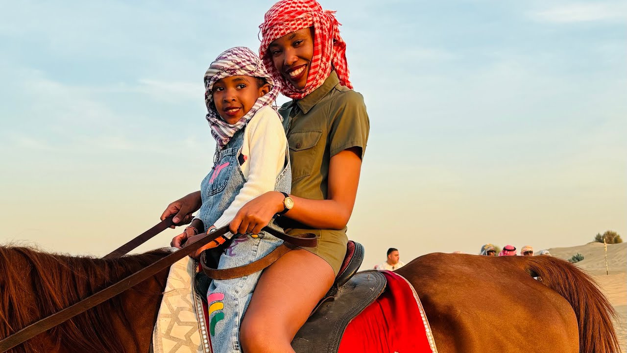 My daughter’s 2nd week in Dubai-Desert Safari, First Swim Lessons, Hosting & Special Moments