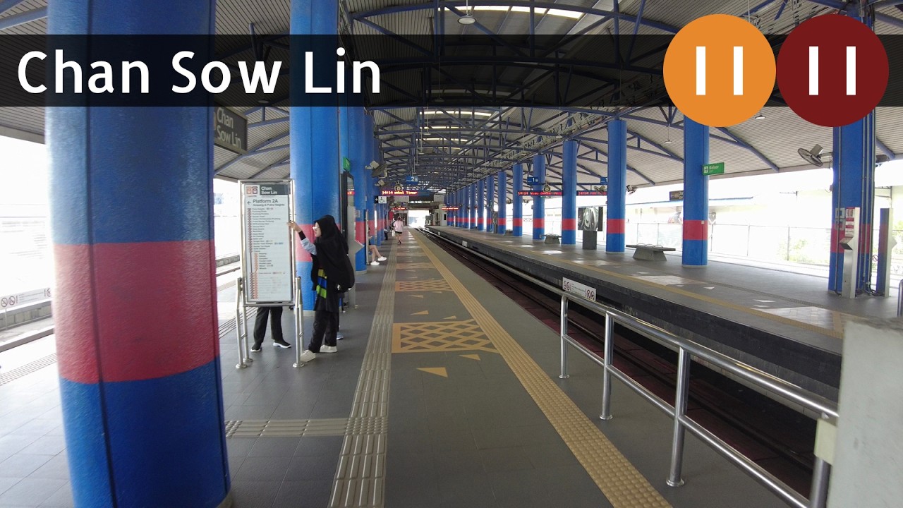 Chan Sow Lin LRT Station Exterior & Interior | Ampang & Sri Petaling Lines