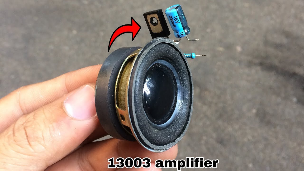 How to Make 13003 Amplifier from Old CFL Light Bulb