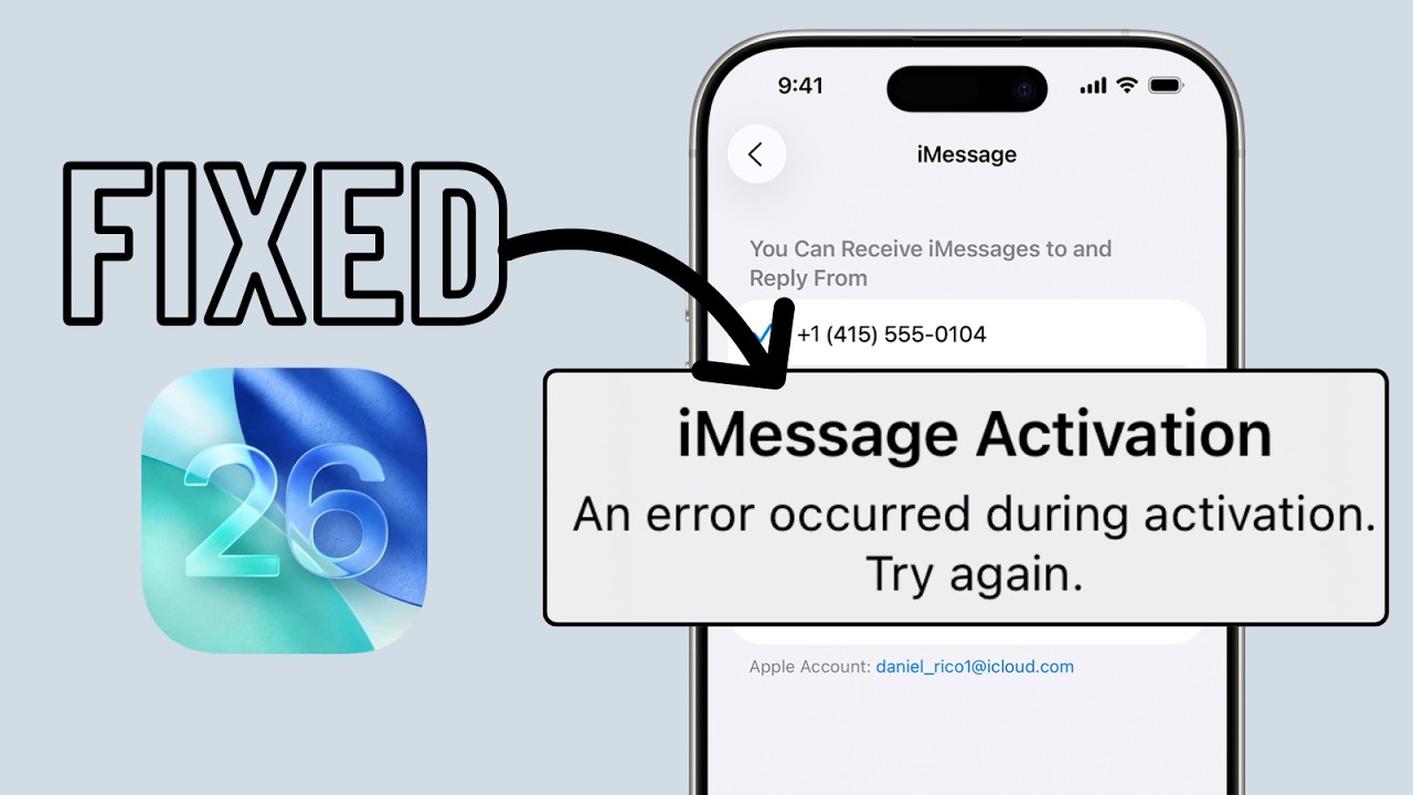 [FIXED] Can&rsquo;t Activate iMessage After iOS 26 Update