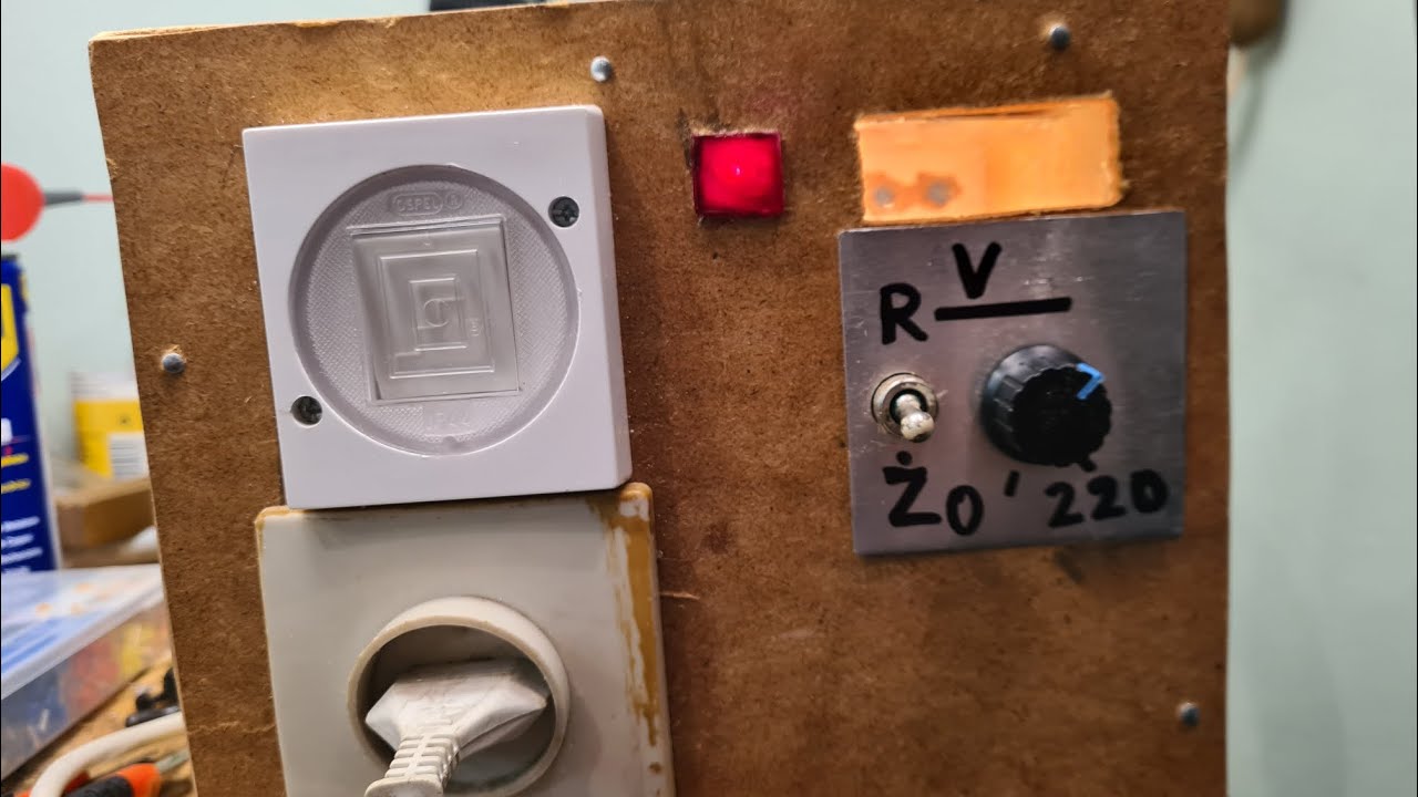 Tester żarówkowy szeregowy/ modyfikacja regulatora.