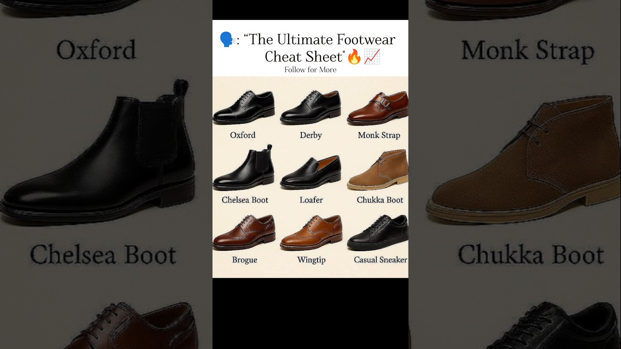 🗣️ Men's Shoes Ultimate Guide💯
