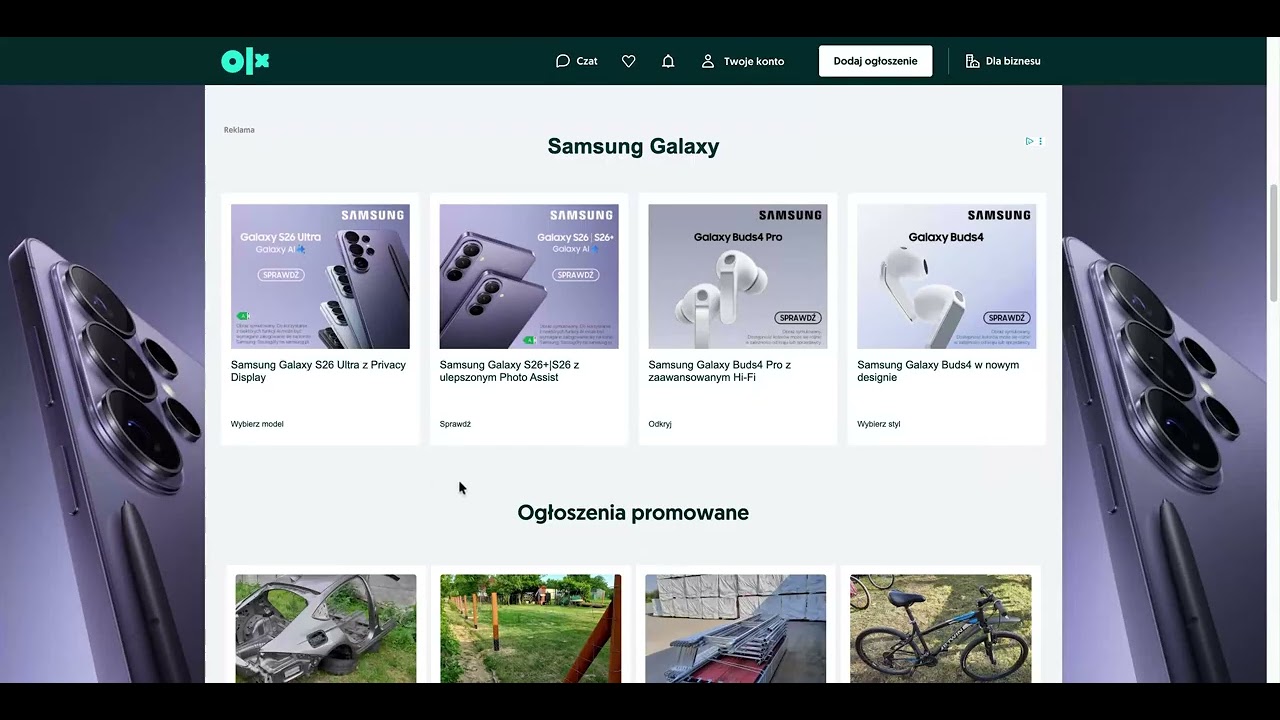 Samsung Galaxy S26 Ultra Screening z Premium Boxes SG OLX