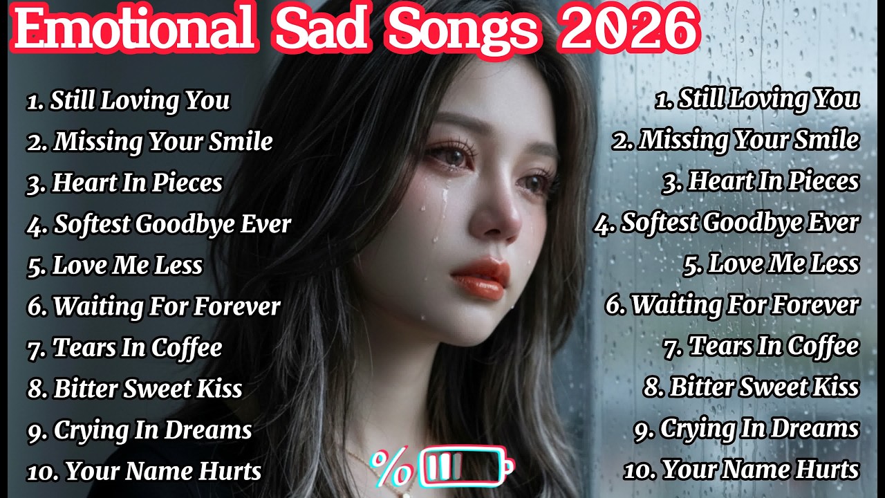 Sad Love Songs That Heal 2026 | Beautiful Emotional Heartbreak Playlist - LiniSlowmo