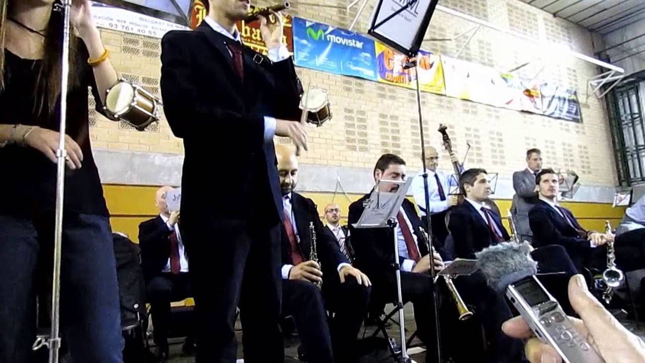 Sardana de lluïment de tres flabiols, Malgrat 2014