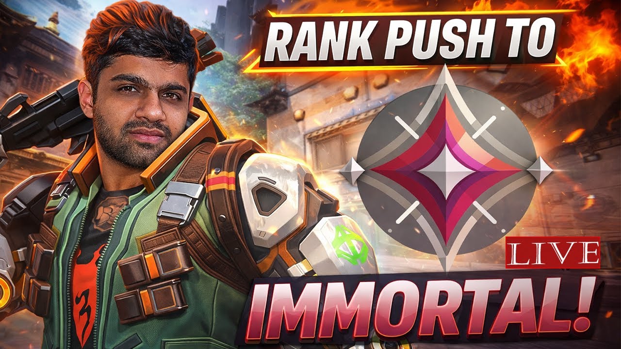 RANK PUSH TO IMMORTAL 🚀 | Full Tryhard Mode ON | Road to Immortal LIVE