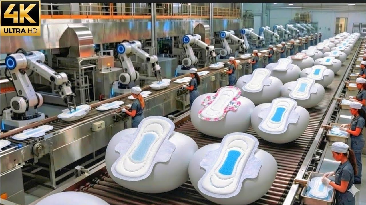 How Washable Sanitary Pads Are Made—Inside The Modern Factory From Cotton Fiber to Finished Product