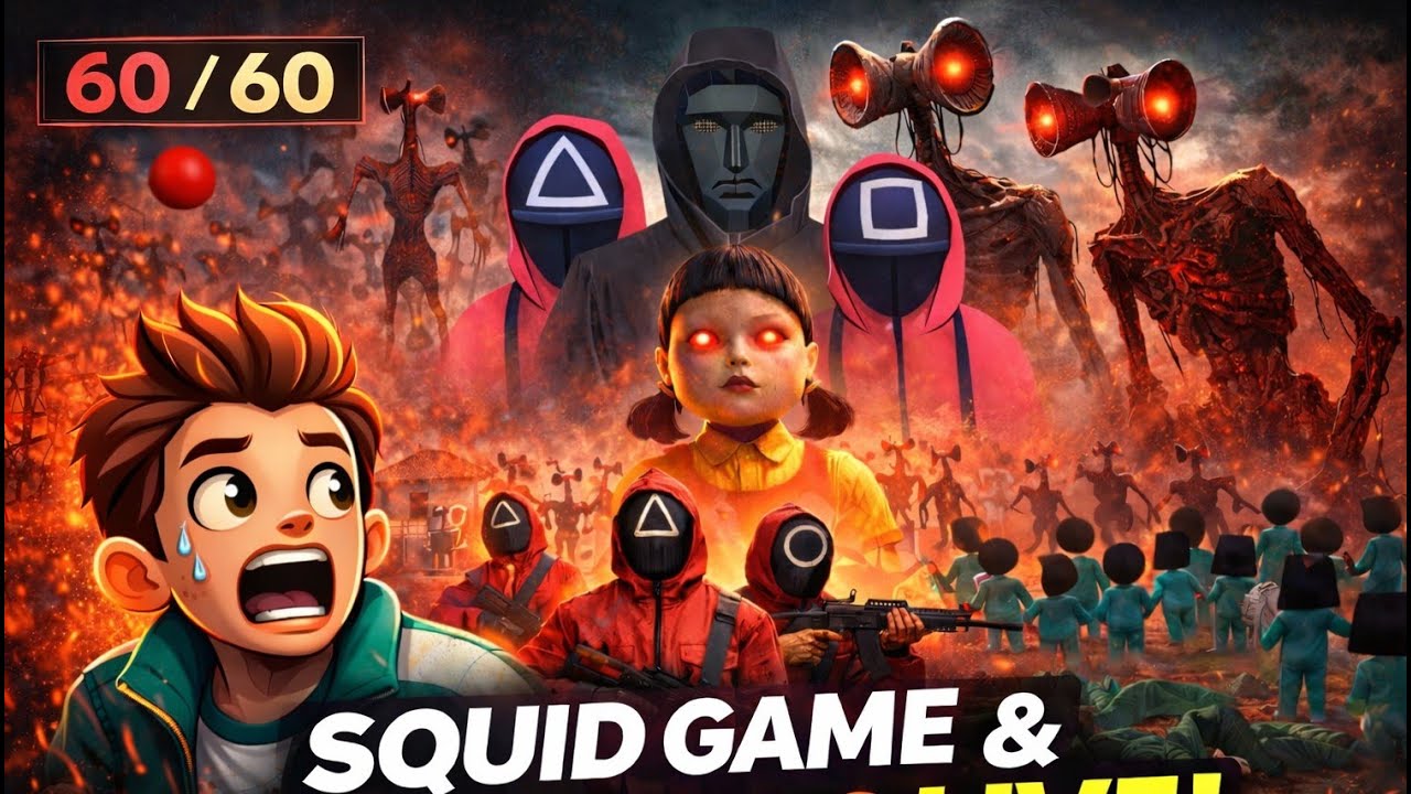 Only One Will Survive 😈 Squid Game LIVE🔴 Challenge | Timba Gaming